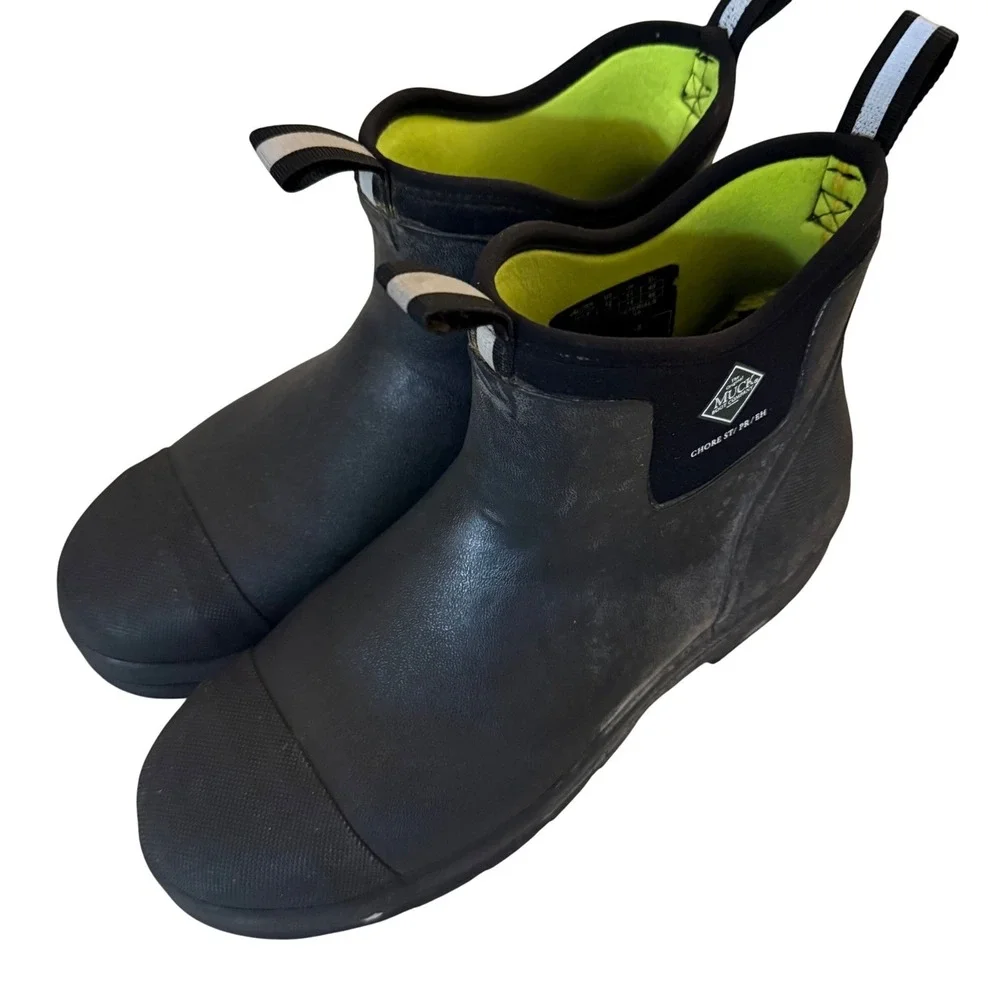 Muck Boot Company Chore ST Steel Toe Waterproof Work Boots Mens 12 Black EH PR